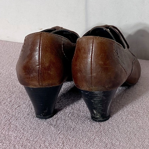 Sekoia Brown Leather Lace Up Shoes 41 - Picture 4 of 15